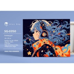 PINTAR POR NUMEROS FANTASY GIRL PINTAR POR NUMEROS FANTASY GIRL