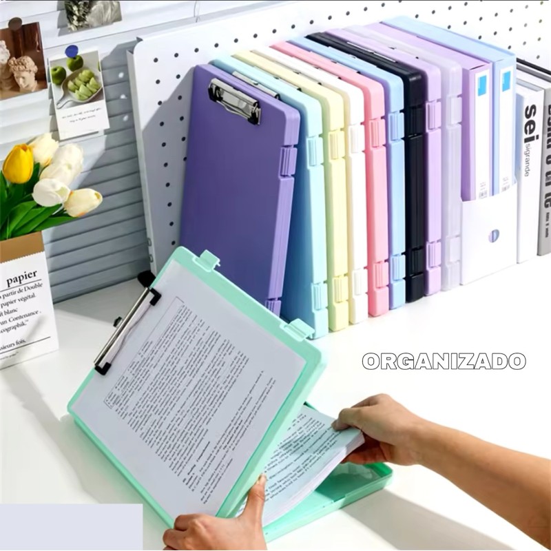 CARPETA BASE ESCRITURA CON CLIP,4 COLORES CARPETA BASE ESCRITURA CON CLIP,4 COLORES