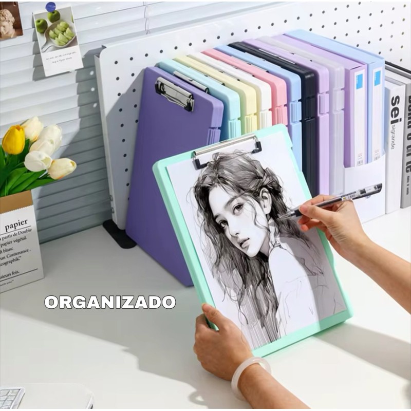 CARPETA BASE ESCRITURA CON CLIP,4 COLORES CARPETA BASE ESCRITURA CON CLIP,4 COLORES