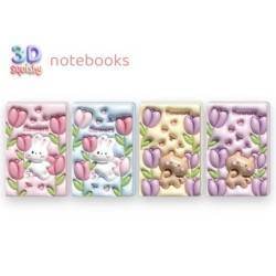 EXP.12 LIBRETAS 3D BEAR AND RABBIT,4 DISEÑOS