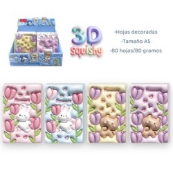 EXP.12 LIBRETAS 3D BEAR AND RABBIT,4 DISEÑOS EXP.12 LIBRETAS 3D BEAR AND RABBIT,4 DISEÑOS