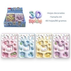 EXP.12 LIBRETAS 3D LAZOS Y CORAZONES,4 DISEÑOS EXP.12 LIBRETAS 3D LAZOS Y CORAZONES,4 DISEÑOS