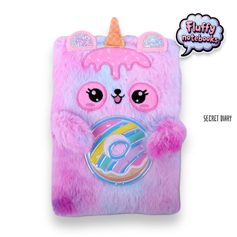 EXP.12 LIBRETAS FLUFFY C/ CANDADO 80 GRS.SURTIDOS EXP.12 LIBRETAS FLUFFY C/ CANDADO 80 GRS.SURTIDOS