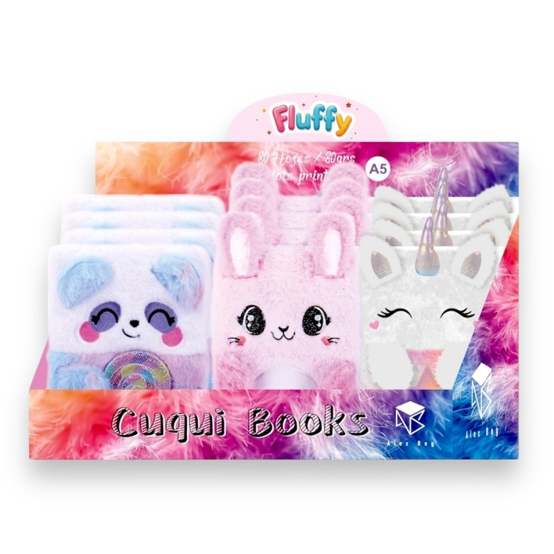 EXP.12 LIBRETAS FLUFFY 80 GRS./80 HOJAS SURTIDOS EXP.12 LIBRETAS FLUFFY 80 GRS./80 HOJAS SURTIDOS