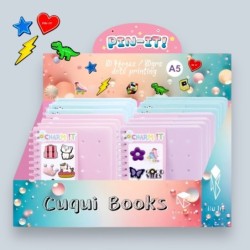 EXP.16 LIBRETAS CON ANILLAS Y HOLE PINS 4 COLORES EXP.16 LIBRETAS CON ANILLAS Y HOLE PINS 4 COLORES