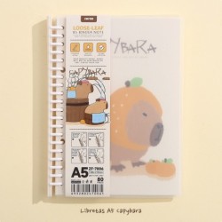 PACK 4 LIBRETAS A5 CAPYBARA BAÑO