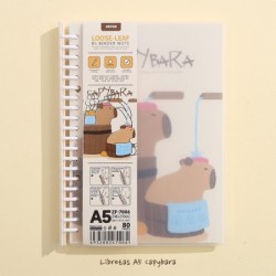 PACK 4 LIBRETAS A5 CAPYBARA BAÑO PACK 4 LIBRETAS A5 CAPYBARA BAÑO