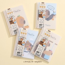 PACK 4 LIBRETAS A5 CAPYBARA BAÑO PACK 4 LIBRETAS A5 CAPYBARA BAÑO