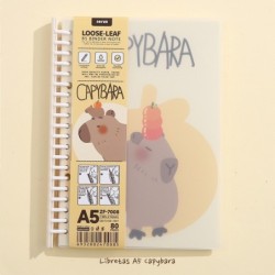 PACK 4 LIBRETAS A5 CAPYBARA FRUITS