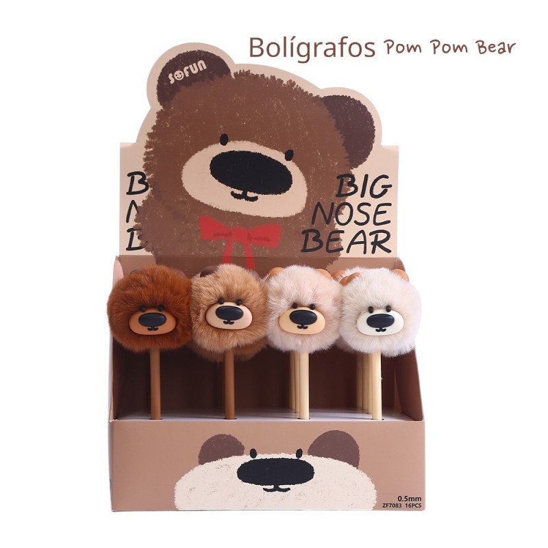 EXP.16 BOLIS POM POM BIG NOSE BEAR EXP.16 BOLIS POM POM BIG NOSE BEAR