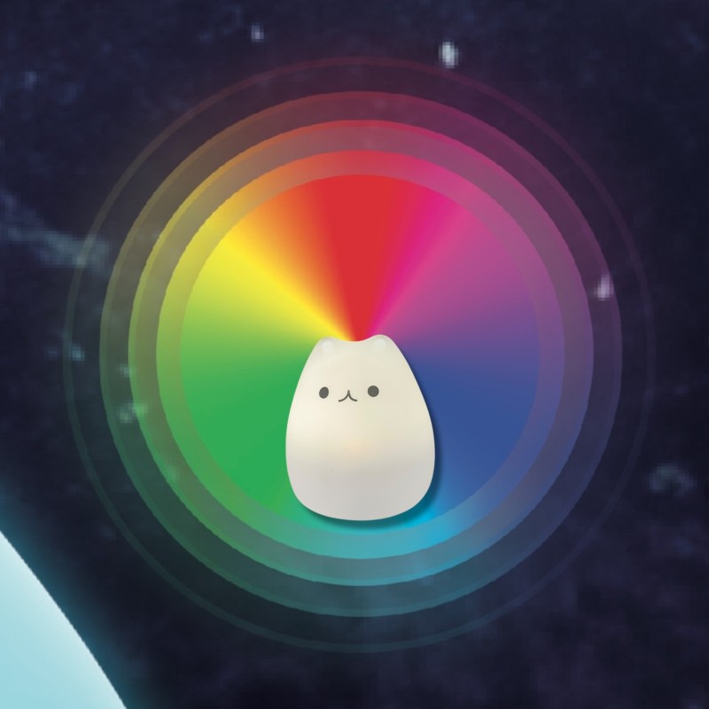 LAMPARA SILICONA CAT CAMBIO COLOR RGB LAMPARA SILICONA CAT CAMBIO COLOR RGB