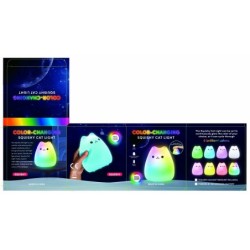 LAMPARA SILICONA CAT CAMBIO COLOR RGB LAMPARA SILICONA CAT CAMBIO COLOR RGB