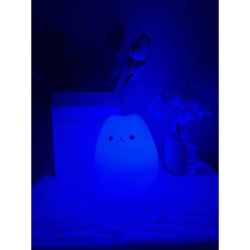 LAMPARA SILICONA CAT CAMBIO COLOR RGB LAMPARA SILICONA CAT CAMBIO COLOR RGB