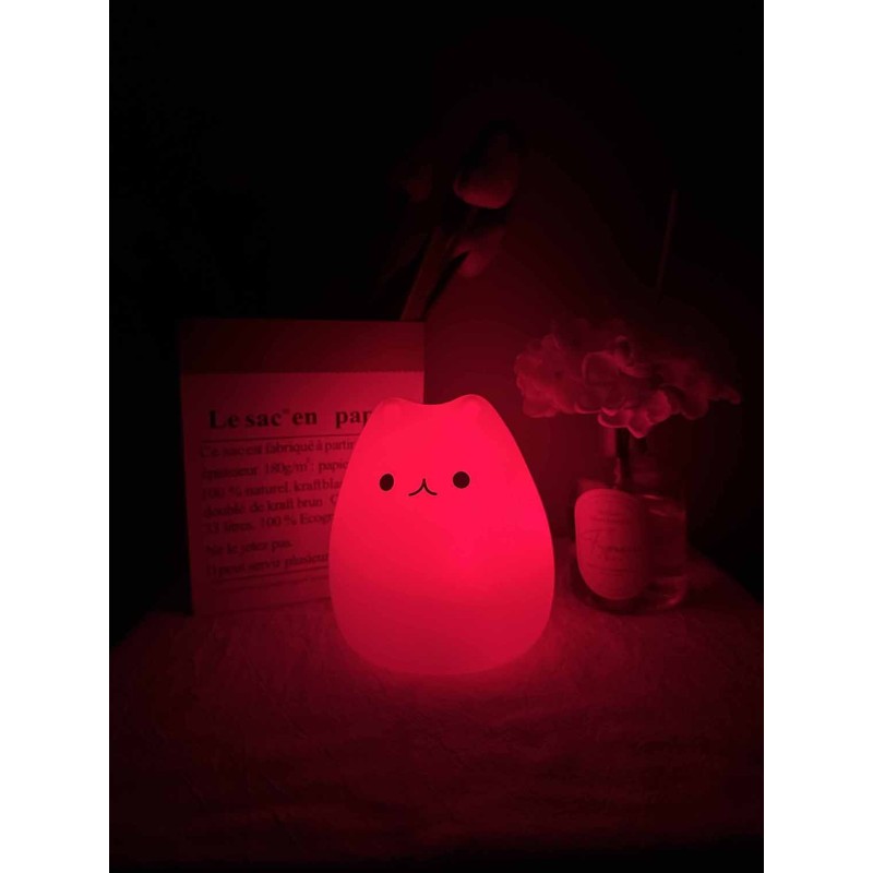 LAMPARA SILICONA CAT CAMBIO COLOR RGB LAMPARA SILICONA CAT CAMBIO COLOR RGB