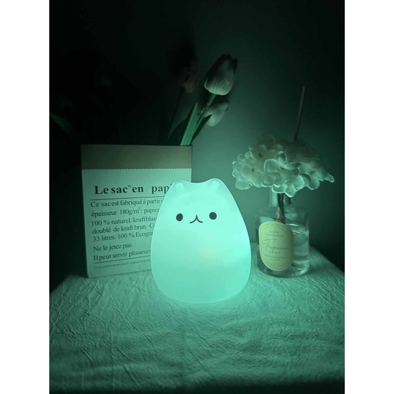 LAMPARA SILICONA CAT CAMBIO COLOR RGB LAMPARA SILICONA CAT CAMBIO COLOR RGB