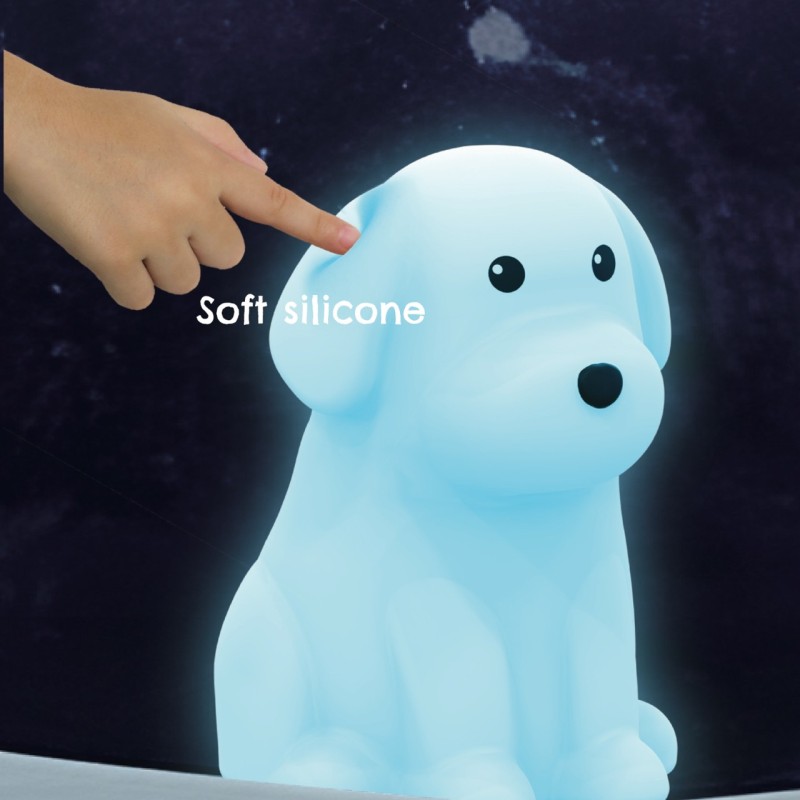 LAMPARA SILICONA DOG CAMBIO COLOR RGB LAMPARA SILICONA DOG CAMBIO COLOR RGB