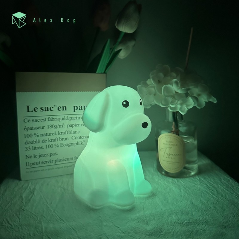 LAMPARA SILICONA DOG CAMBIO COLOR RGB LAMPARA SILICONA DOG CAMBIO COLOR RGB