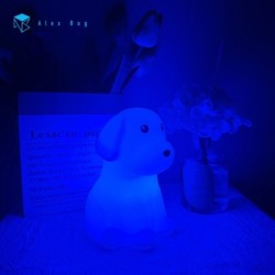 LAMPARA SILICONA DOG CAMBIO COLOR RGB LAMPARA SILICONA DOG CAMBIO COLOR RGB