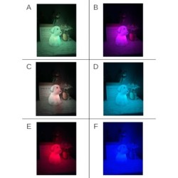 LAMPARA SILICONA DOG CAMBIO COLOR RGB LAMPARA SILICONA DOG CAMBIO COLOR RGB
