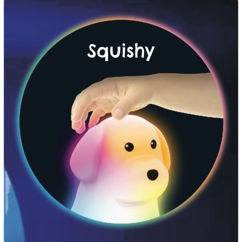 LAMPARA SILICONA DOG CAMBIO COLOR RGB LAMPARA SILICONA DOG CAMBIO COLOR RGB