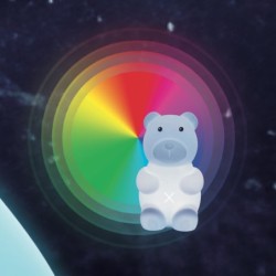 LAMPARA SILICONA BEAR CAMBIO COLOR RGB LAMPARA SILICONA BEAR CAMBIO COLOR RGB