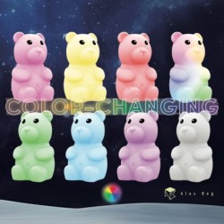 LAMPARA SILICONA BEAR CAMBIO COLOR RGB LAMPARA SILICONA BEAR CAMBIO COLOR RGB