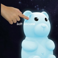 LAMPARA SILICONA BEAR CAMBIO COLOR RGB LAMPARA SILICONA BEAR CAMBIO COLOR RGB