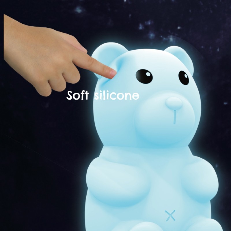 LAMPARA SILICONA BEAR CAMBIO COLOR RGB LAMPARA SILICONA BEAR CAMBIO COLOR RGB