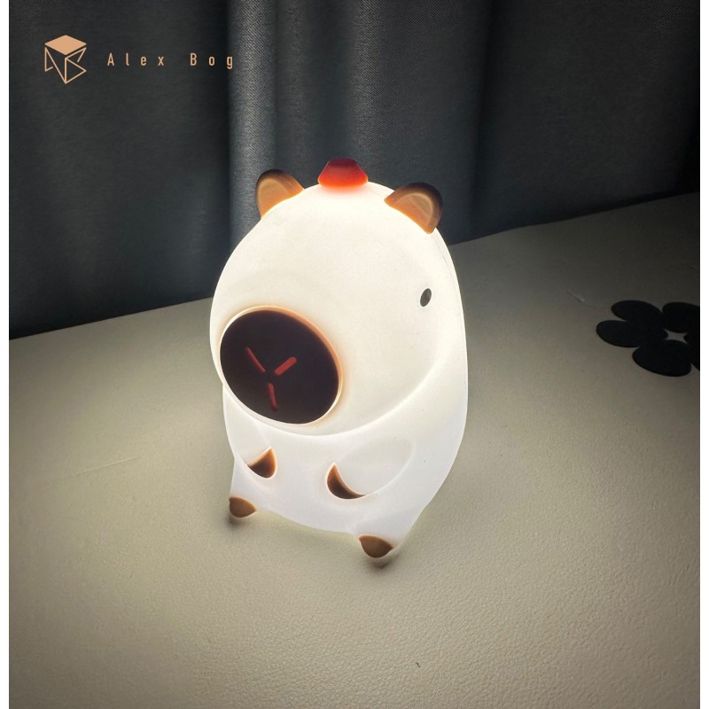 LAMPARA SILICONA CAPYBARA CAMBIO COLOR RGB LAMPARA SILICONA CAPYBARA CAMBIO COLOR RGB