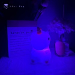 LAMPARA SILICONA UNICORN CAMBIO COLOR RGB LAMPARA SILICONA UNICORN CAMBIO COLOR RGB