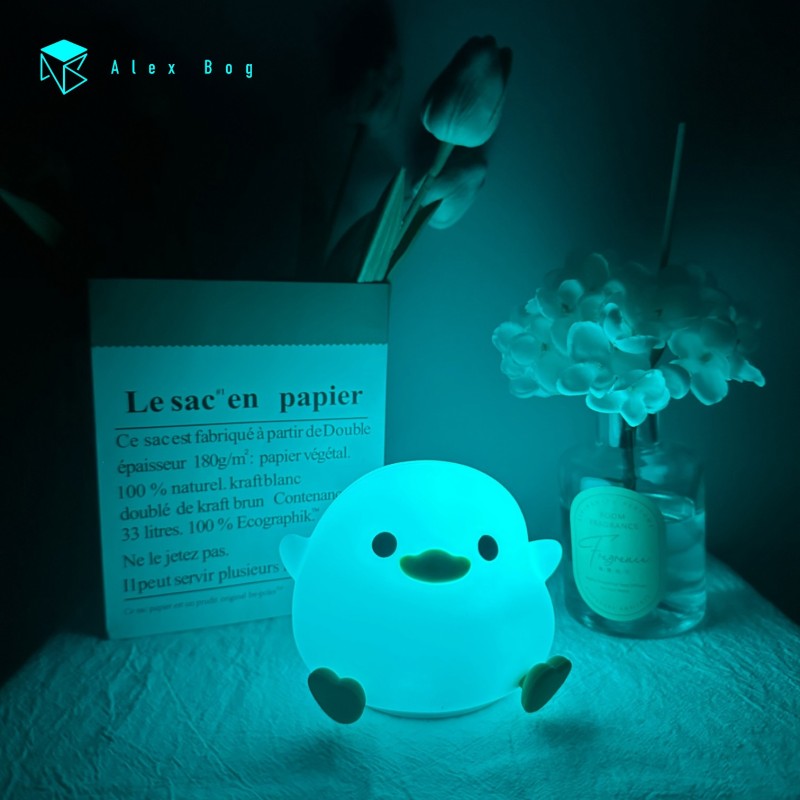 LAMPARA SILICONA DUCK CAMBIO COLOR RGB LAMPARA SILICONA DUCK CAMBIO COLOR RGB