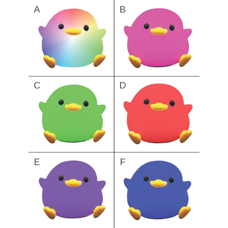 LAMPARA SILICONA DUCK CAMBIO COLOR RGB LAMPARA SILICONA DUCK CAMBIO COLOR RGB