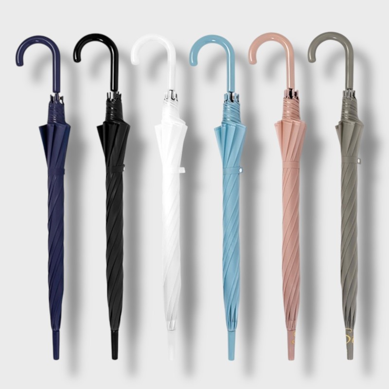 PARAGUAS AUTOMATICO 6 COLORES SOLIDOS CLASICOS PARAGUAS AUTOMATICO 6 COLORES SOLIDOS CLASICOS