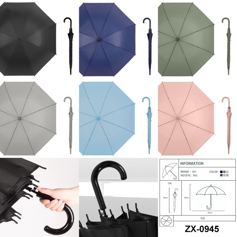 PARAGUAS AUTOMATICO 6 COLORES SOLIDOS CLASICOS PARAGUAS AUTOMATICO 6 COLORES SOLIDOS CLASICOS