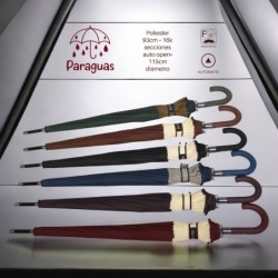 PARAGUAS ADULTO AUTOMATICO 6 COLORES CUPULA PARAGUAS ADULTO AUTOMATICO 6 COLORES CUPULA