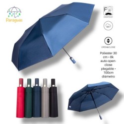 PARAGUAS AUT.PLEGABLE 6 COLORES CLASICOS PARAGUAS AUT.PLEGABLE 6 COLORES CLASICOS