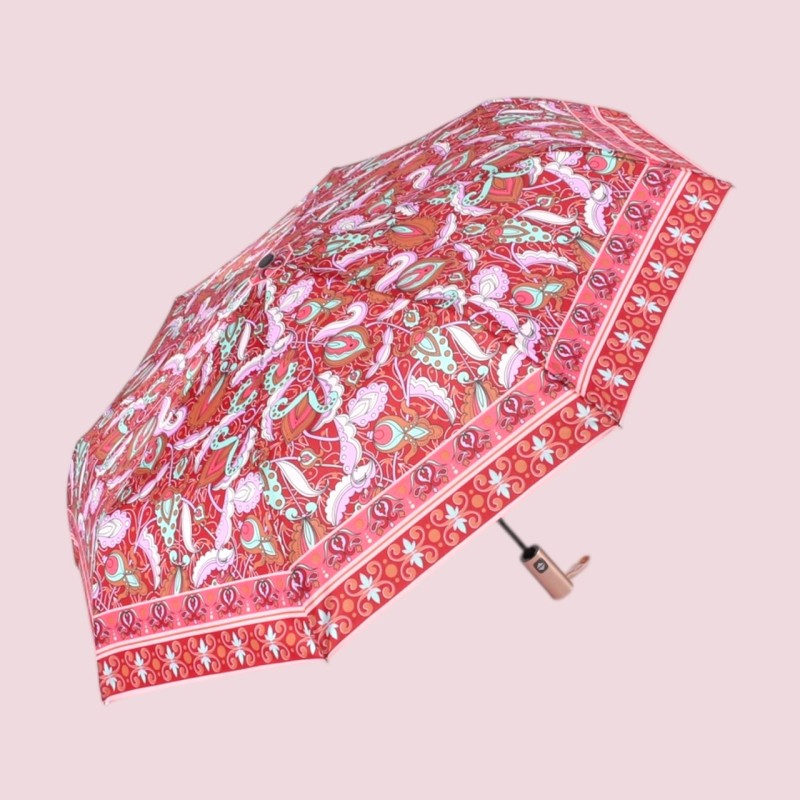 PARAGUAS AUT.PLEGABLE MANGO ORO 6 COL. ARABESCOS PARAGUAS AUT.PLEGABLE MANGO ORO 6 COL. ARABESCOS