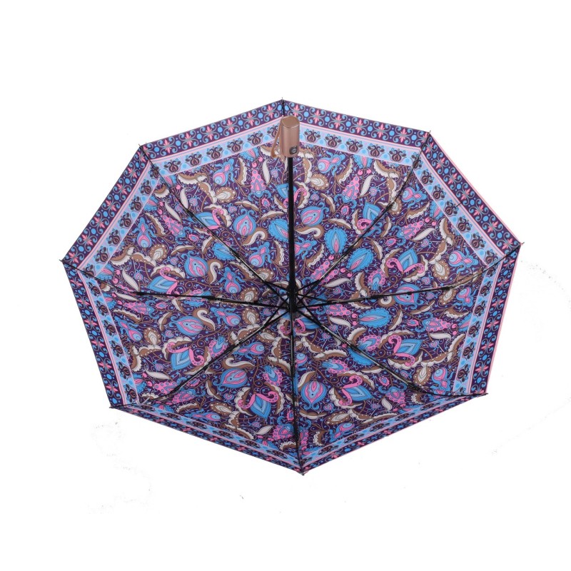 PARAGUAS AUT.PLEGABLE MANGO ORO 6 COL. ARABESCOS PARAGUAS AUT.PLEGABLE MANGO ORO 6 COL. ARABESCOS