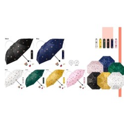 PARAGUAS AUT. PLEGABLE BEAR AND LADY BUG 6 COL. PARAGUAS AUT. PLEGABLE BEAR AND LADY BUG 6 COL.