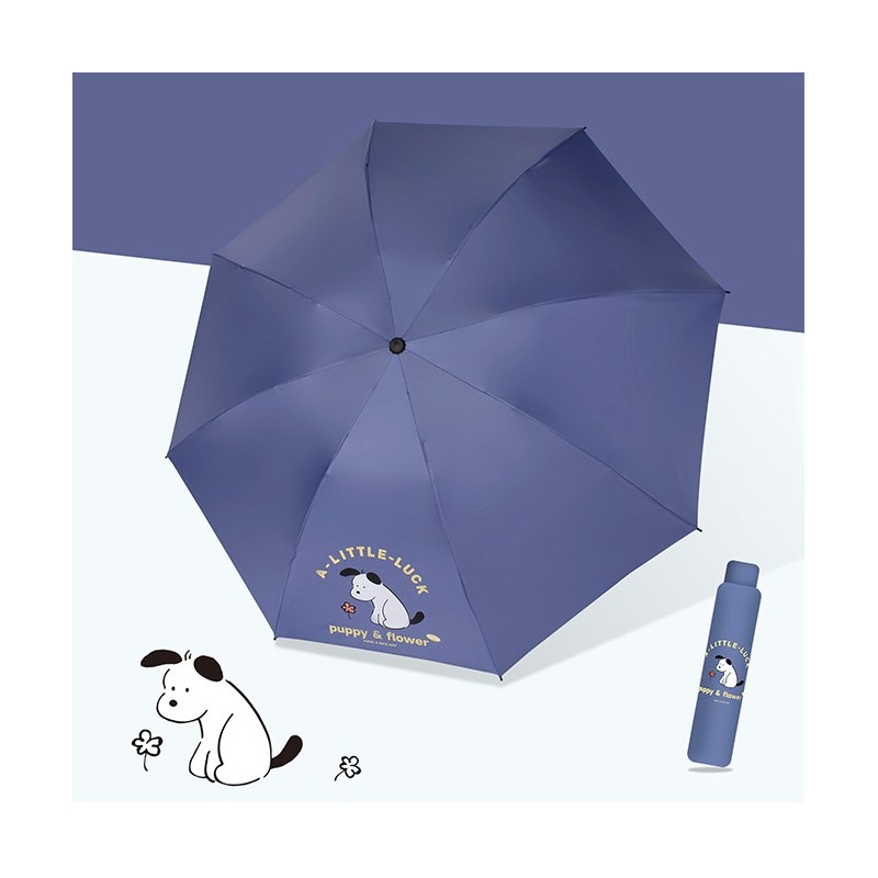 PARAGUAS AUT. PLEGABLE MANGO RUBER PUPPY 3 COL. PARAGUAS AUT. PLEGABLE MANGO RUBER PUPPY 3 COL.