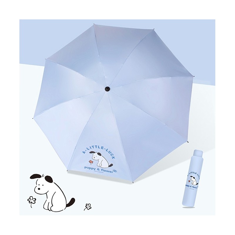 PARAGUAS AUT. PLEGABLE MANGO RUBER PUPPY 3 COL. PARAGUAS AUT. PLEGABLE MANGO RUBER PUPPY 3 COL.