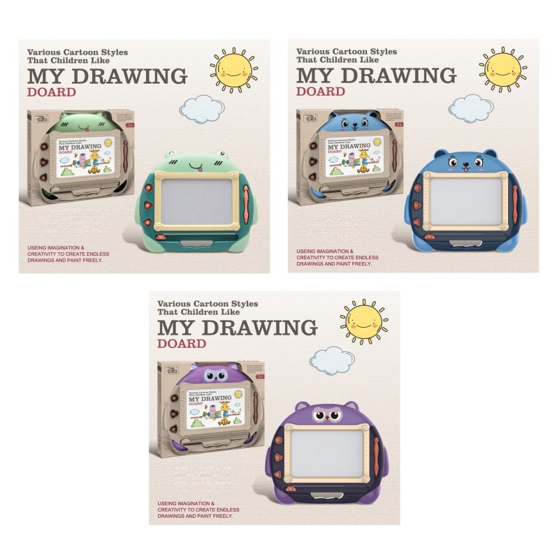 PIZARRA MAGICA MAGNETICA MY DRAWING ANIMAL,3 MOD. PIZARRA MAGICA MAGNETICA MY DRAWING ANIMAL,3 MOD.
