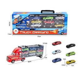 CAMION PORTACOCHES CON VEHICULOS