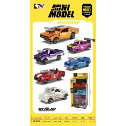 SET 3 COCHES CORTOS VINTAGE PULL BACK ,2 SURTIDOS