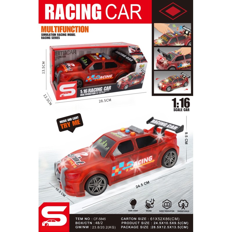 RACING CAR MULTIFUNCION LUZ Y SONIDO ESC.1:16 RACING CAR MULTIFUNCION LUZ Y SONIDO ESC.1:16