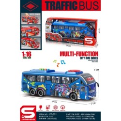 CITY BUS MULTIFUNCION GRAFITTI LUZ Y SONIDO