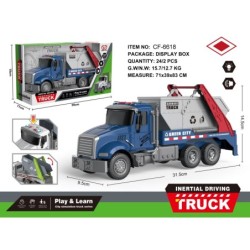 CAMION RECICLAJE GREEN CITY CON LUZ Y SONIDO