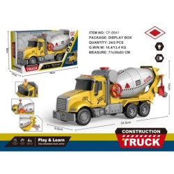 CAMION CEMENTERO CON LUZ Y SONIDO