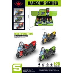 EXP.6 MOTOS FRICCION LUZ Y SONIDO RACE,3 COL.