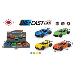 EXP.8 COCHES PULL BACK CON SONIDO,4 COL.PARCHIS